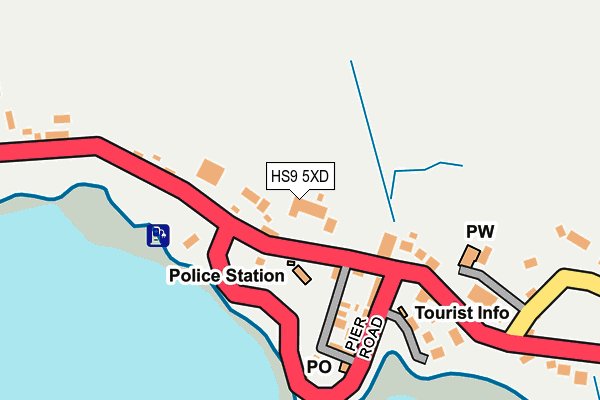 HS9 5XD map - OS OpenMap – Local (Ordnance Survey) HS9 5XD map - OS OpenMap – Local (Ordnance Survey)