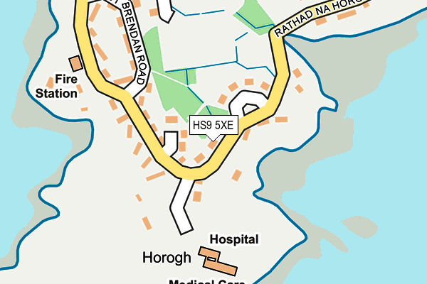HS9 5XE map - OS OpenMap – Local (Ordnance Survey) HS9 5XE map - OS OpenMap – Local (Ordnance Survey)