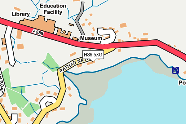 HS9 5XG map - OS OpenMap – Local (Ordnance Survey) HS9 5XG map - OS OpenMap – Local (Ordnance Survey)