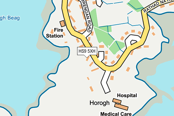 HS9 5XH map - OS OpenMap – Local (Ordnance Survey) HS9 5XH map - OS OpenMap – Local (Ordnance Survey)