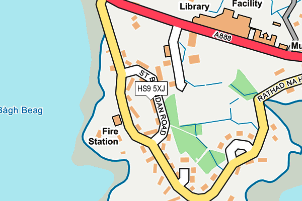 HS9 5XJ map - OS OpenMap – Local (Ordnance Survey) HS9 5XJ map - OS OpenMap – Local (Ordnance Survey)