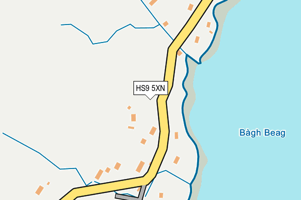 HS9 5XN map - OS OpenMap – Local (Ordnance Survey) HS9 5XN map - OS OpenMap – Local (Ordnance Survey)