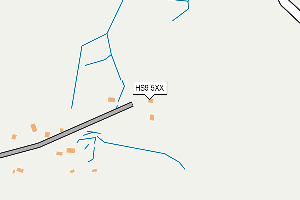 HS9 5XX map - OS OpenMap – Local (Ordnance Survey) HS9 5XX map - OS OpenMap – Local (Ordnance Survey)