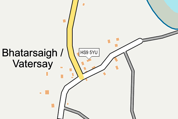 HS9 5YU map - OS OpenMap – Local (Ordnance Survey) HS9 5YU map - OS OpenMap – Local (Ordnance Survey)