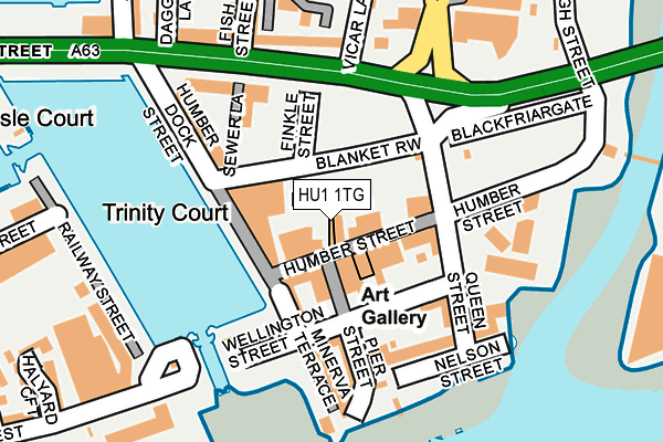 HU1 1TG map - OS OpenMap – Local (Ordnance Survey) HU1 1TG map - OS OpenMap – Local (Ordnance Survey)