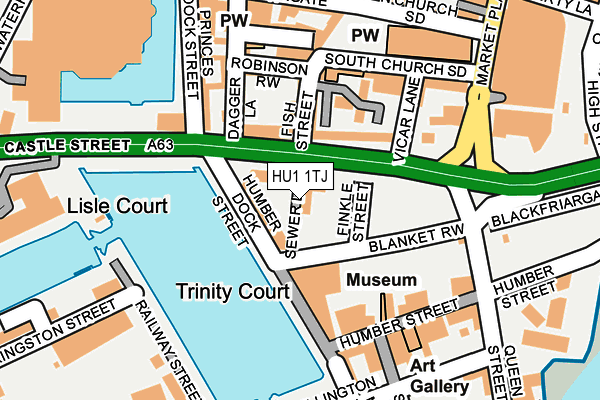 HU1 1TJ map - OS OpenMap – Local (Ordnance Survey) HU1 1TJ map - OS OpenMap – Local (Ordnance Survey)