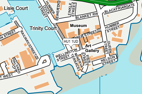 HU1 1UD map - OS OpenMap – Local (Ordnance Survey) HU1 1UD map - OS OpenMap – Local (Ordnance Survey)
