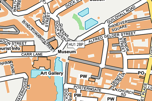 HU1 2BP map - OS OpenMap – Local (Ordnance Survey) HU1 2BP map - OS OpenMap – Local (Ordnance Survey)