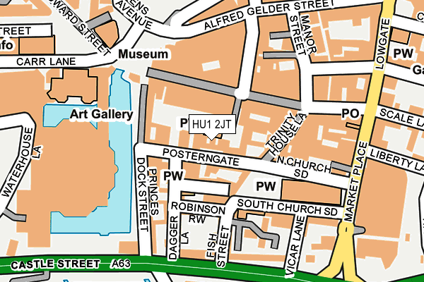 HU1 2JT map - OS OpenMap – Local (Ordnance Survey) HU1 2JT map - OS OpenMap – Local (Ordnance Survey)
