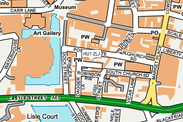 HU1 2LJ map - OS OpenMap – Local (Ordnance Survey) HU1 2LJ map - OS OpenMap – Local (Ordnance Survey)