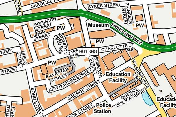 HU1 3HG map - OS OpenMap – Local (Ordnance Survey) HU1 3HG map - OS OpenMap – Local (Ordnance Survey)