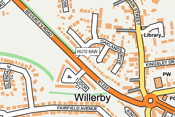 HU10 6AW map - OS OpenMap – Local (Ordnance Survey) HU10 6AW map - OS OpenMap – Local (Ordnance Survey)