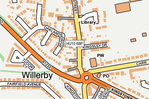 HU10 6BP map - OS OpenMap – Local (Ordnance Survey) HU10 6BP map - OS OpenMap – Local (Ordnance Survey)