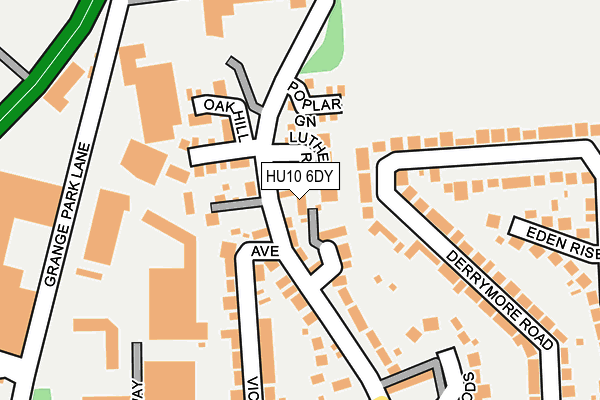 HU10 6DY map - OS OpenMap – Local (Ordnance Survey) HU10 6DY map - OS OpenMap – Local (Ordnance Survey)