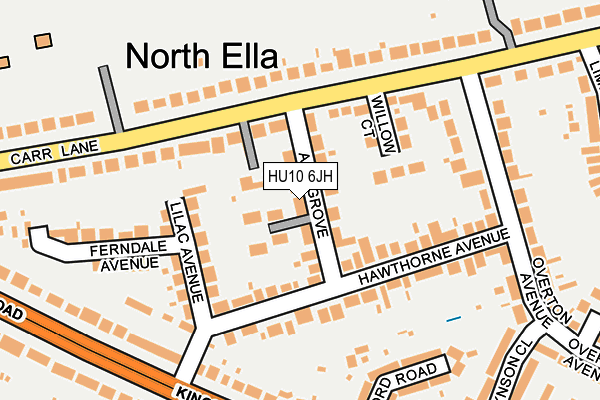 HU10 6JH map - OS OpenMap – Local (Ordnance Survey) HU10 6JH map - OS OpenMap – Local (Ordnance Survey)