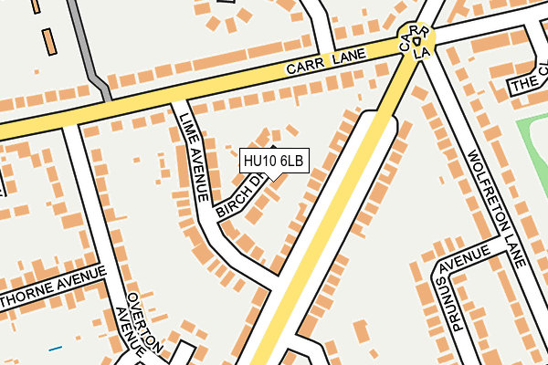 HU10 6LB map - OS OpenMap – Local (Ordnance Survey) HU10 6LB map - OS OpenMap – Local (Ordnance Survey)