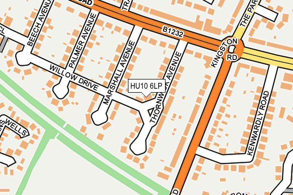 HU10 6LP map - OS OpenMap – Local (Ordnance Survey) HU10 6LP map - OS OpenMap – Local (Ordnance Survey)