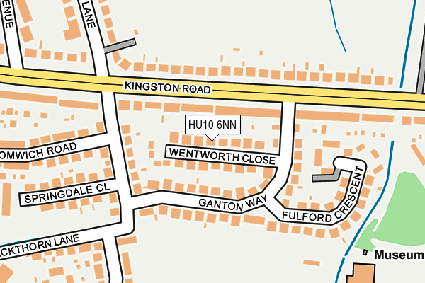 HU10 6NN map - OS OpenMap – Local (Ordnance Survey)