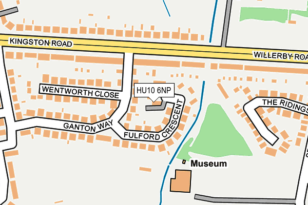 HU10 6NP map - OS OpenMap – Local (Ordnance Survey) HU10 6NP map - OS OpenMap – Local (Ordnance Survey)