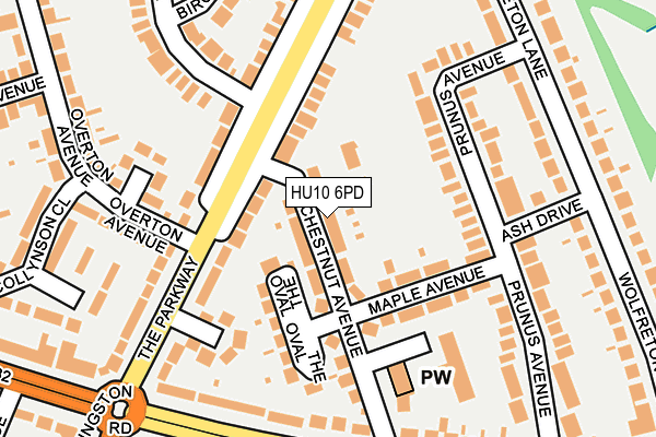 HU10 6PD map - OS OpenMap – Local (Ordnance Survey) HU10 6PD map - OS OpenMap – Local (Ordnance Survey)