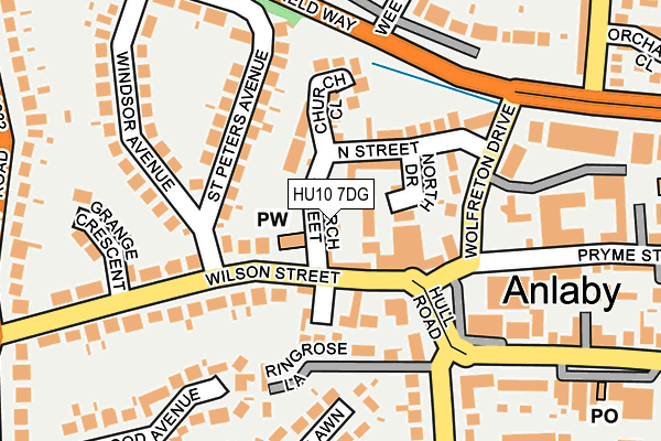 HU10 7DG map - OS OpenMap – Local (Ordnance Survey) HU10 7DG map - OS OpenMap – Local (Ordnance Survey)