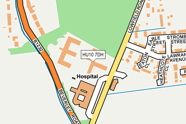 HU10 7DH map - OS OpenMap – Local (Ordnance Survey) HU10 7DH map - OS OpenMap – Local (Ordnance Survey)