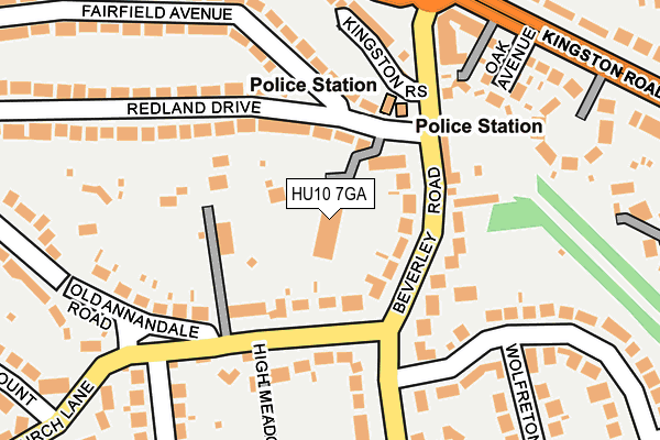 HU10 7GA map - OS OpenMap – Local (Ordnance Survey) HU10 7GA map - OS OpenMap – Local (Ordnance Survey)