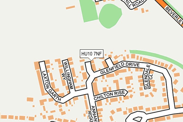 HU10 7NF map - OS OpenMap – Local (Ordnance Survey) HU10 7NF map - OS OpenMap – Local (Ordnance Survey)