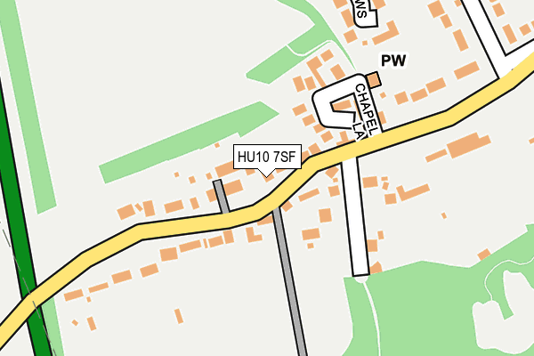 HU10 7SF map - OS OpenMap – Local (Ordnance Survey) HU10 7SF map - OS OpenMap – Local (Ordnance Survey)