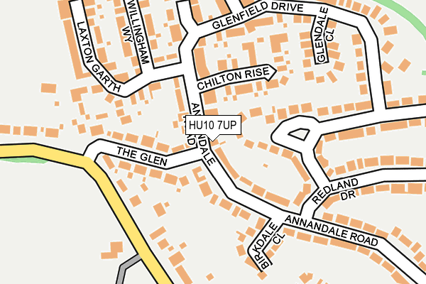 HU10 7UP map - OS OpenMap – Local (Ordnance Survey) HU10 7UP map - OS OpenMap – Local (Ordnance Survey)
