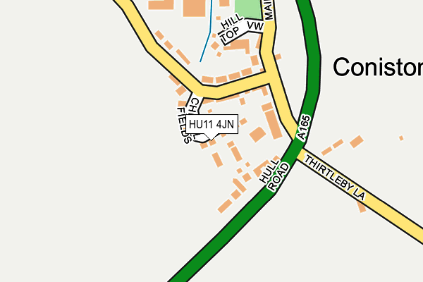 HU11 4JN map - OS OpenMap – Local (Ordnance Survey) HU11 4JN map - OS OpenMap – Local (Ordnance Survey)