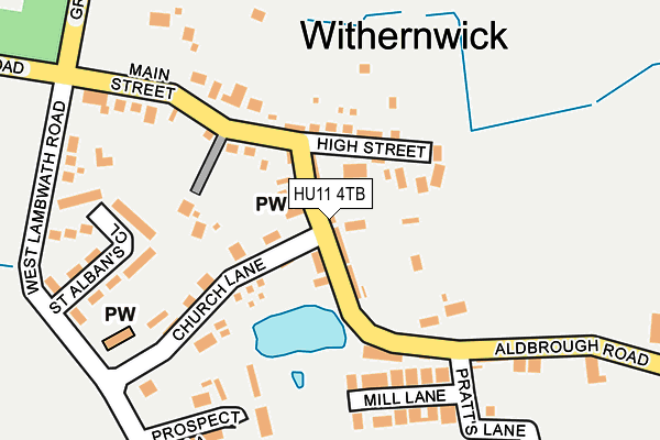 HU11 4TB map - OS OpenMap – Local (Ordnance Survey) HU11 4TB map - OS OpenMap – Local (Ordnance Survey)