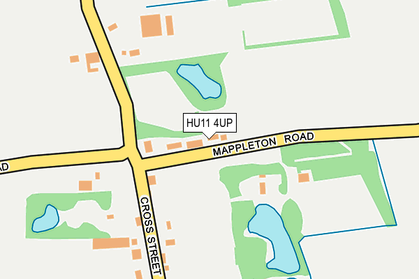 HU11 4UP map - OS OpenMap – Local (Ordnance Survey) HU11 4UP map - OS OpenMap – Local (Ordnance Survey)