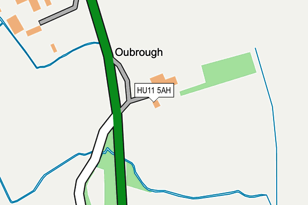HU11 5AH map - OS OpenMap – Local (Ordnance Survey) HU11 5AH map - OS OpenMap – Local (Ordnance Survey)