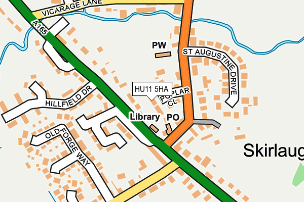 HU11 5HA map - OS OpenMap – Local (Ordnance Survey) HU11 5HA map - OS OpenMap – Local (Ordnance Survey)