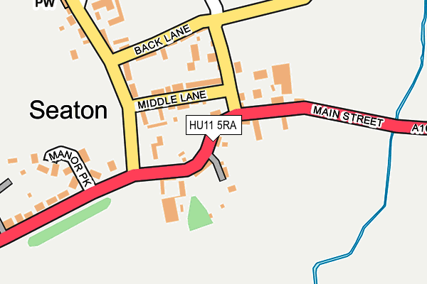 HU11 5RA map - OS OpenMap – Local (Ordnance Survey) HU11 5RA map - OS OpenMap – Local (Ordnance Survey)