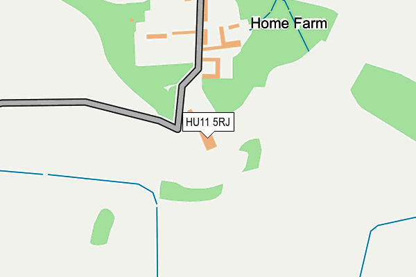 HU11 5RJ map - OS OpenMap – Local (Ordnance Survey) HU11 5RJ map - OS OpenMap – Local (Ordnance Survey)