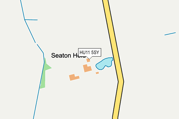 HU11 5SY map - OS OpenMap – Local (Ordnance Survey) HU11 5SY map - OS OpenMap – Local (Ordnance Survey)