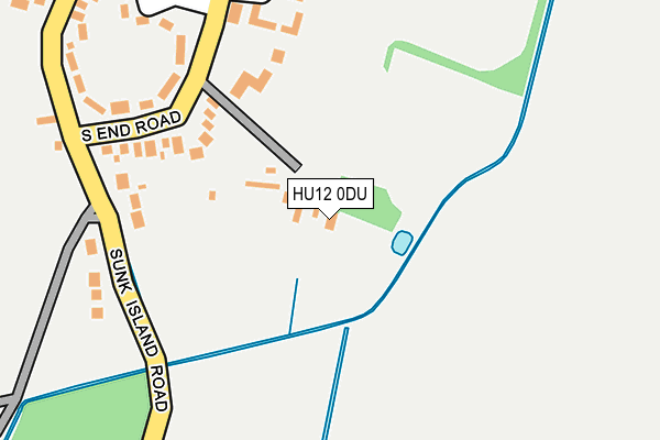 HU12 0DU map - OS OpenMap – Local (Ordnance Survey) HU12 0DU map - OS OpenMap – Local (Ordnance Survey)