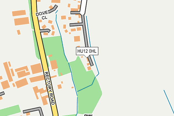 HU12 0HL map - OS OpenMap – Local (Ordnance Survey) HU12 0HL map - OS OpenMap – Local (Ordnance Survey)