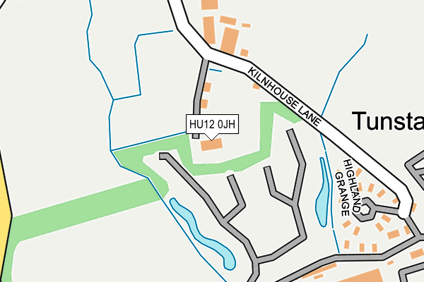 HU12 0JH map - OS OpenMap – Local (Ordnance Survey)
