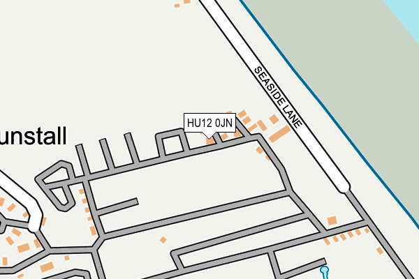 HU12 0JN map - OS OpenMap – Local (Ordnance Survey) HU12 0JN map - OS OpenMap – Local (Ordnance Survey)