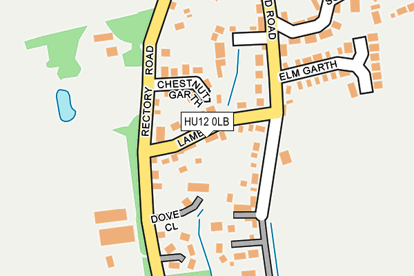 HU12 0LB map - OS OpenMap – Local (Ordnance Survey) HU12 0LB map - OS OpenMap – Local (Ordnance Survey)