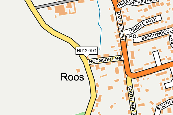 HU12 0LG map - OS OpenMap – Local (Ordnance Survey) HU12 0LG map - OS OpenMap – Local (Ordnance Survey)