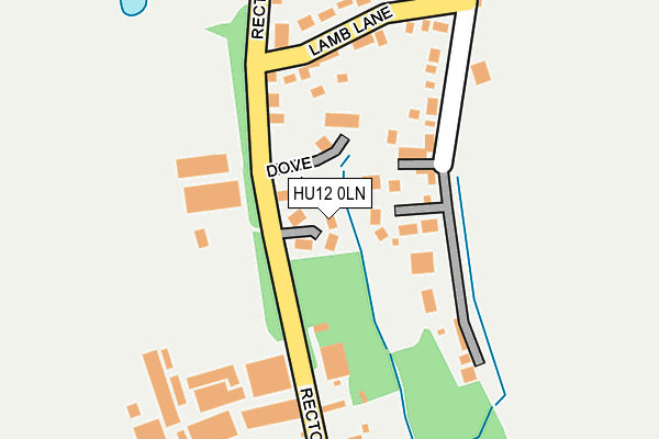 HU12 0LN map - OS OpenMap – Local (Ordnance Survey) HU12 0LN map - OS OpenMap – Local (Ordnance Survey)