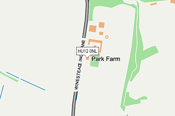 HU12 0NL map - OS OpenMap – Local (Ordnance Survey) HU12 0NL map - OS OpenMap – Local (Ordnance Survey)