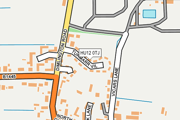 HU12 0TJ map - OS OpenMap – Local (Ordnance Survey) HU12 0TJ map - OS OpenMap – Local (Ordnance Survey)