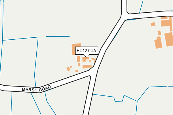 HU12 0UA map - OS OpenMap – Local (Ordnance Survey) HU12 0UA map - OS OpenMap – Local (Ordnance Survey)