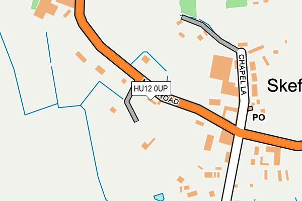 HU12 0UP map - OS OpenMap – Local (Ordnance Survey) HU12 0UP map - OS OpenMap – Local (Ordnance Survey)