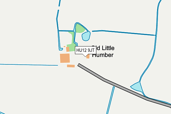 HU12 9JT map - OS OpenMap – Local (Ordnance Survey) HU12 9JT map - OS OpenMap – Local (Ordnance Survey)